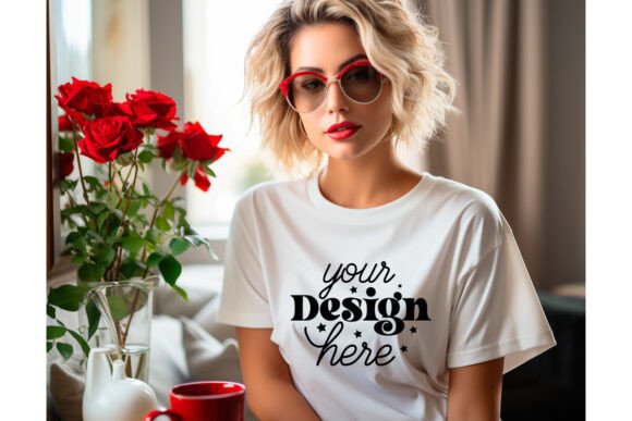 Bella Canvas Valentines Day Mockup 13 for Product Mockups and Graphics