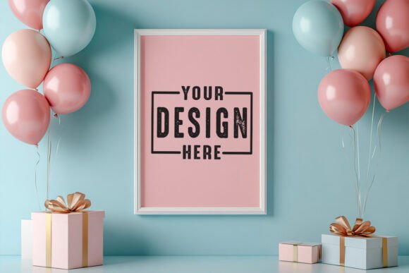 Birthday Frame Mockup Review for Embroidery Projects