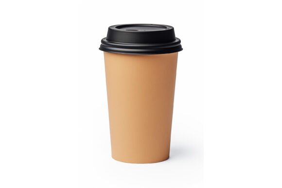 Brown Paper Cup Mockup for Product Mockups and Graphics