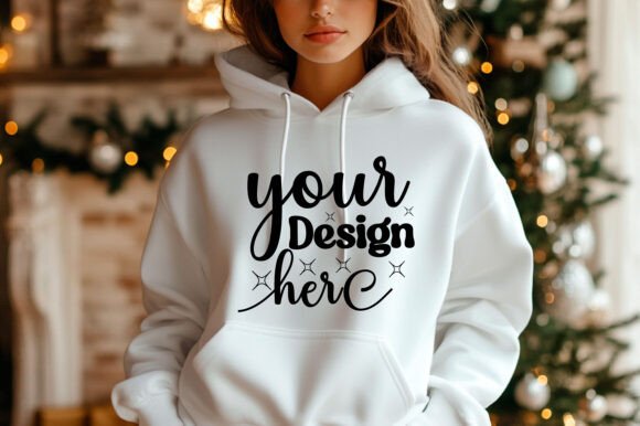 Christmas 18000 Women Hoodie Mockup 122: A Graphic Design Asset for Product Mockups