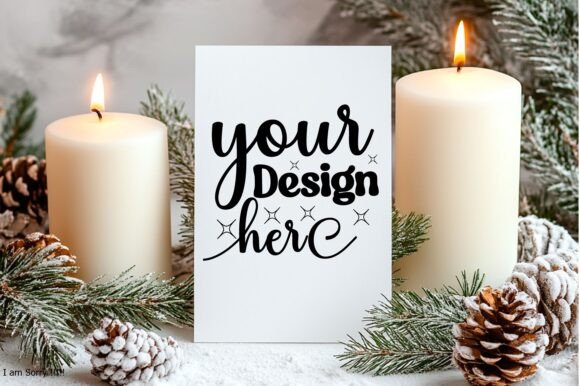 Christmas Card Mockup 22 - A Versatile Graphics Asset for Product Mockups