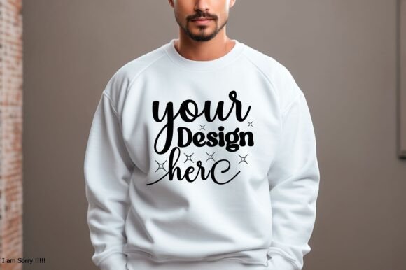 Christmas Gildan 18000 Mockup 47: A Festive Graphic Asset for Local Branding