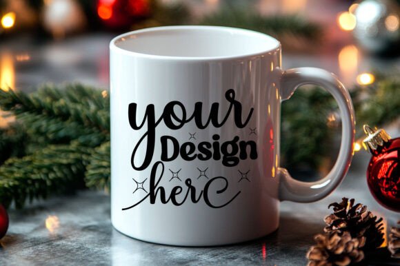Christmas Mug Mockup Jpg Mockup 10: A Graphic Design Asset for Product Mockups