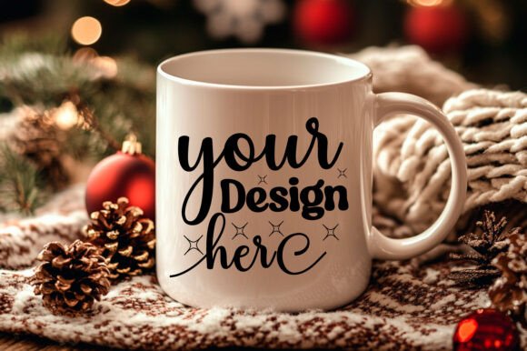 Christmas Mug Mockup Jpg Mockup 13 for Graphics and Product Mockups