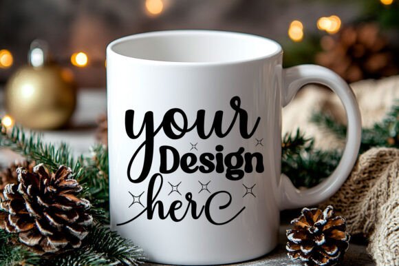 Christmas Mug Mockup Jpg Mockup 41 for Graphics and Product Mockups
