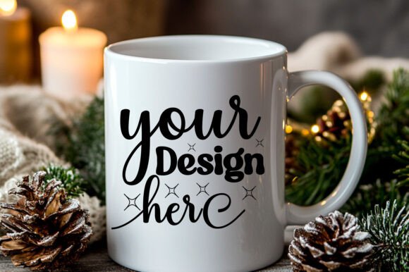 Christmas Mug Mockup Jpg Mockup 54 for Graphics and Product Mockups