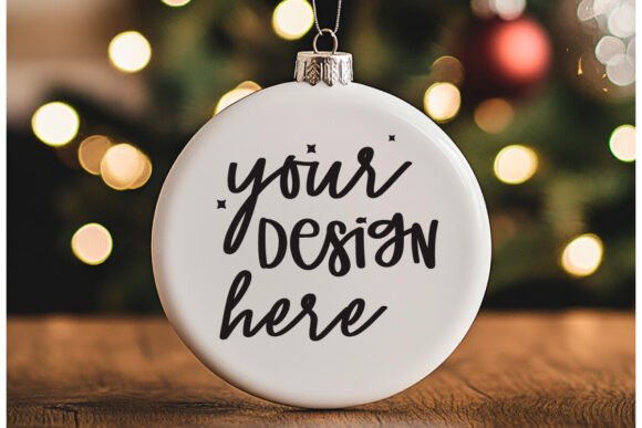Christmas Ornaments Mockup 31 - Product Mockups for Handmade Creators