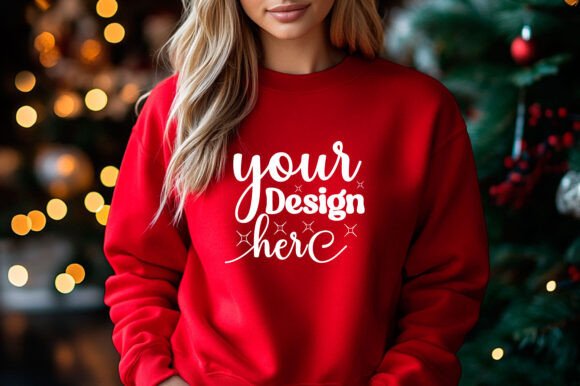Christmas Sweater Mockup 177: A Graphic Design Asset for Product Mockups