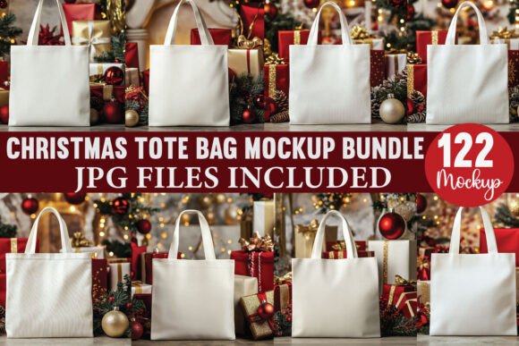 Christmas Tote Bag Mockup Bundle Review