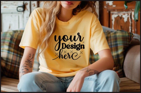Comfort Colors 1717 Mockup 178 for Product Mockups and Graphics