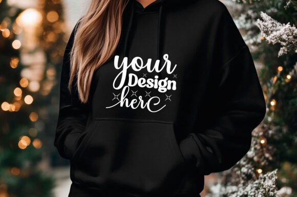 Gildan 18500 Hoodie Mockup 20 for Product Mockups and Graphics