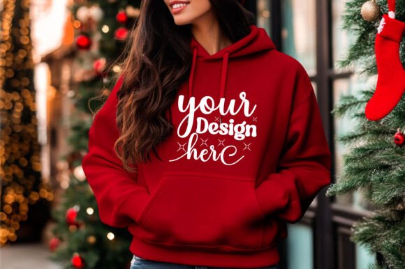 Gildan 18500 Hoodie Mockup 3 for Product Mockups and Graphics