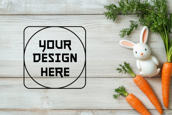 Wooden Easter Background Mockup Review